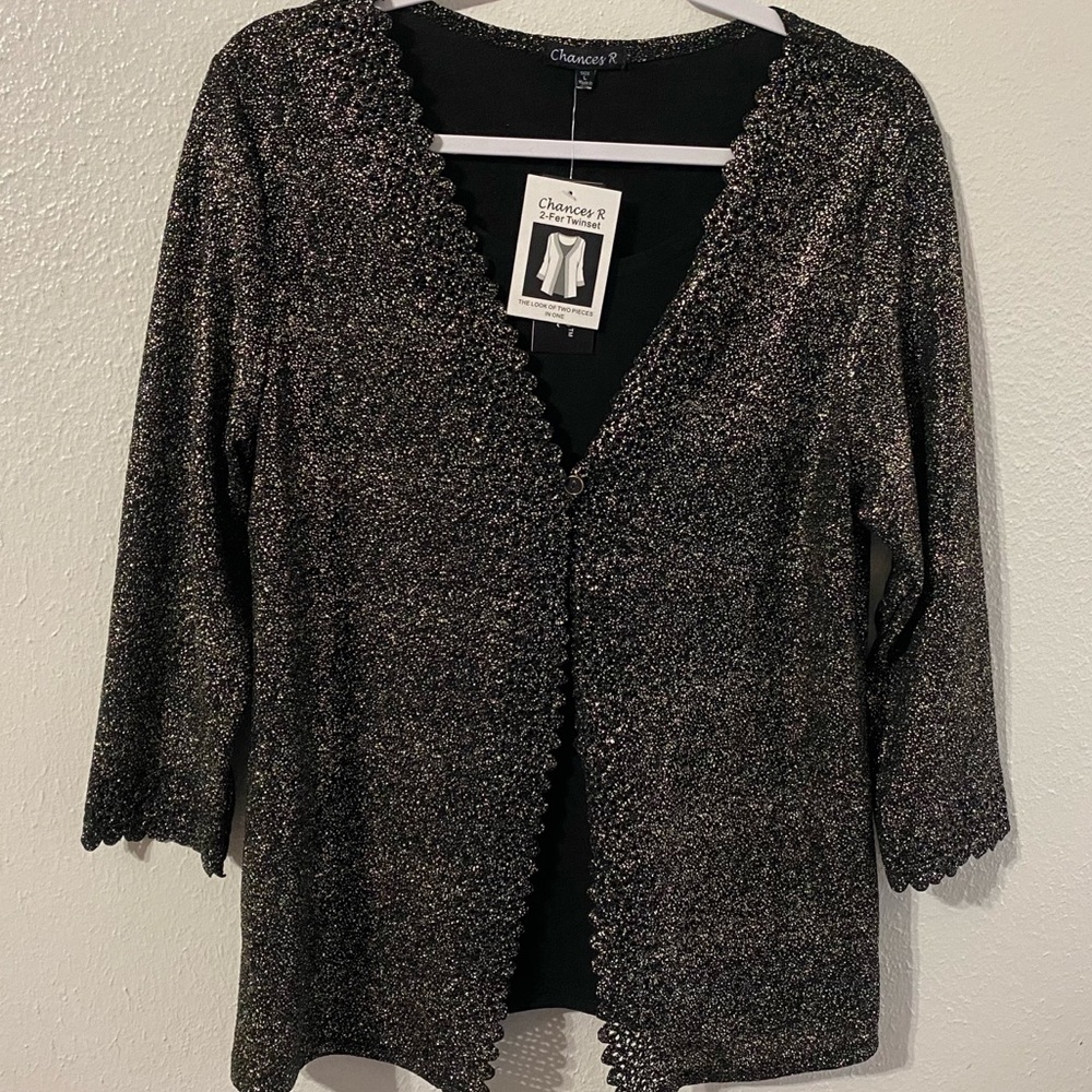 Chances R 2 in 1 Blouse NWT